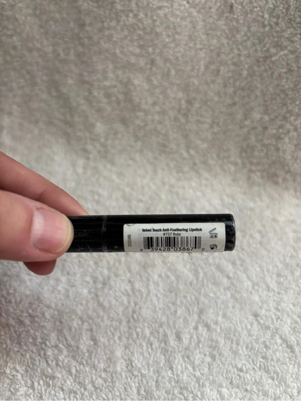 New MUA velvet touch anti feathering lipstick shade 737 Ruby